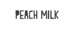 Peach Milk字体