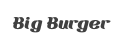 Big Burger字体