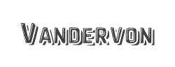 Vandervon字体