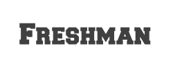 Freshman字体