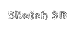 Sketch 3D字体