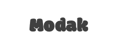 Modak字体