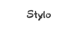 Stylo字体