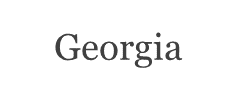 Georgia字体
