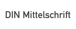 DIN Mittelschrift Std字体