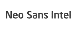 Neo Sans Intel Medium字体