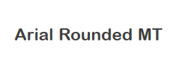 Arial Rounded MT Bold字体