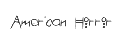 American Horror Story字体