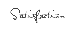 Satisfaction字体